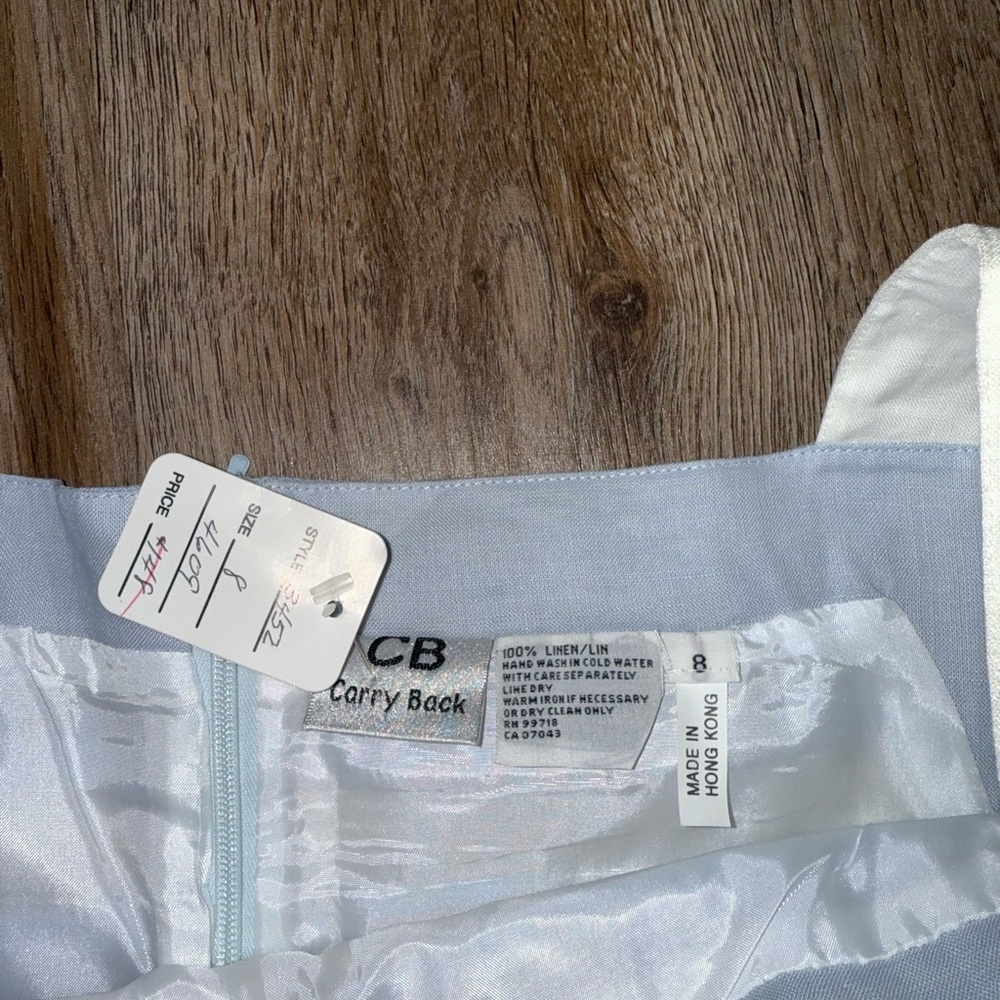 Carry Back • 100% Linen Striped Dress - Picture 6 of 10